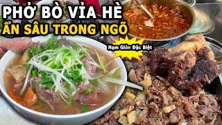 Lỳ Do Quán Phở Bò Ẩn Sâu Trong Ngõ Nhưng Lúc Nào Cũng Nườm Nượp Khách #phobo