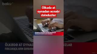 Ölkədə at oynadan əcnəbi dələduzlar - BAKU TV