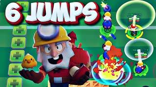 How To Do Sextuple Jumps With Dynamike and More!! Dynajump guide - Brawl Stars