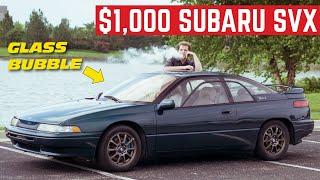 I BOUGHT The Weirdest SUBARU Ever For $1,000 *Subaru SVX*