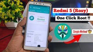 How to Root Redmi 5 (Rosy) | Root Through Magisk | Redmi 5  One Click Root installation Guide 2023