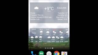 YoWindow Weather: Inspector widget