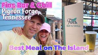 Fins Bar & Chill Restaurant Review at Margaritaville Island Hotel on The Island in Pigeon Forge TN