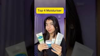 Top 4 MoisturisersNon Sponsored  #moisturiser #skincare #ytshorts #shortsfeed