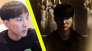 Faker Looks Like He's Scripting | Doublelift Reacts to Hall of Legends: Faker
