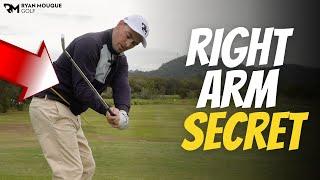 How The Right Arm Should Work In The Backswing!