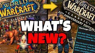 The BIG Changes to Fresh Classic WoW Servers (Compared to 2019 Classic)