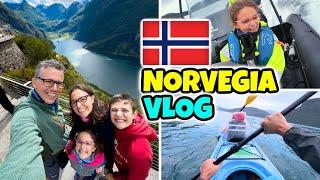 VLOG NEI FIORDI IN NORVEGIA: Kayak e Viaggio Famiglia GBR