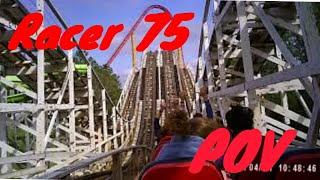 Racer 75 (Rebel Yell) Middle Of Train POV Kings Dominion Doswell VA