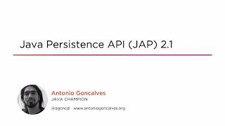 Course Preview: Java Persistence API (JPA) 2.1