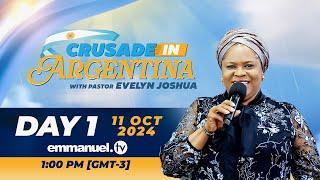 THE CRUSADE IN ARGENTINA WITH PASTOR EVELYN JOSHUA | DAY 1 | 11.10.2024