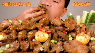 ADOBO CHICKEN GIZZARD AND LIVER + MUKBNG ASMR