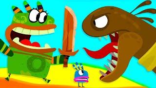 Приключения Куми-Куми, серия "Рыбалка" в 4k целиком / Смешные мультики | Cartoons for Kids