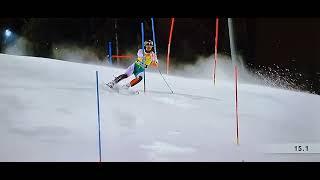 Albert Popov,Madonna Di Campiglio 22 .12.2023 first run