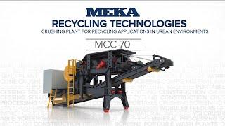 Urban Recycling Redefined Discover MEKA MCC 70