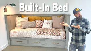 Cabinet Building Made Easy || Easy Built-In Bed