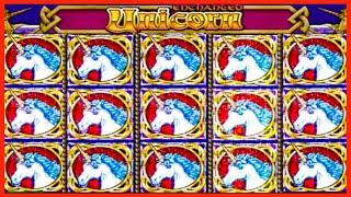 JACKPOT HANDPAY$500 BETSENCHANTED UNICORN HIGH LIMIT SLOT MACHINE BUENO DINERO MUSEUM SLOTS
