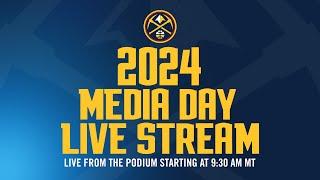 Denver Nuggets Media Day Press Conference 9/26/24