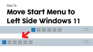 How to Move Start and Other Taskbar Icons to Left Side in Windows 11