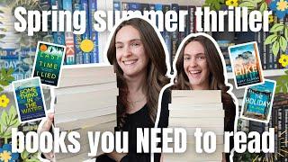 20 spring summer thriller book recommendations ️ | booktube