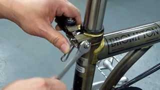 Brompton for titanium parts: Titanium Rear Frame Clip. (2)