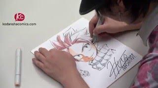 Watch Hiro Mashima draw Fairy Tail (Short Version)