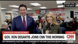 Ron DeSantis on CNN This Morning -  Memories Campaigning in Iowa With The Kids