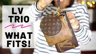 Louis Vuitton | LV TRIO POUCH | What Fits!