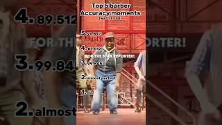 Top 5 barber Accuracy moments #top5 #fyp #viralllllll #barber #accuracy #sing
