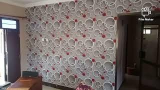 NAMNA YA KUBANDIKA WALLPAPER/HOW TO INSTALL WALLPAPER