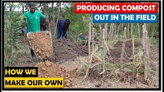 Farming in Zambia: How we make compost out in the field