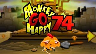 Игра "Счастливая Обезьянка 74" (Monkey GO Happy 74) - прохождение