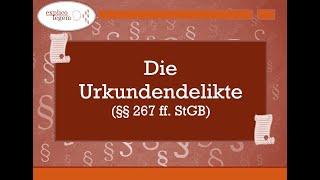 Die Urkundendelikte