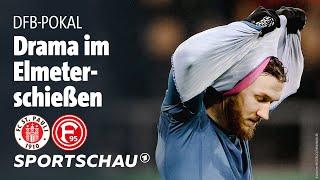 FC St. Pauli - Fortuna Düsseldorf Highlights DFB-Pokal Viertelfinale | Sportschau Fußball