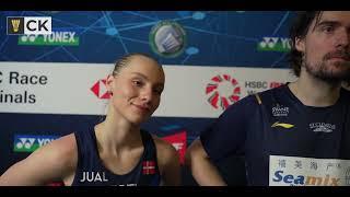 Alexandra Boje Mathias Christensen (Denmark) All England 2023 Interview