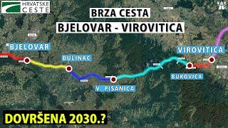 Plan izgradnje brze ceste BJELOVAR - VIROVITICA (D12)