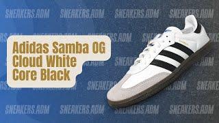 Adidas Samba OG Cloud White Core Black - B75806 - @sneakersadm - #adidas #adidassamba #adidasshoes