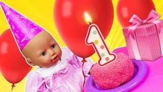 Hyvää syntymäpäivää, Baby Annabell -nukke! Uusi Baby Born -nuken mekko