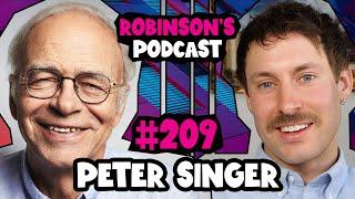 Peter Singer: Controversial Ideas, Utilitarianism, and Animal Liberation | Robinson's Podcast #209