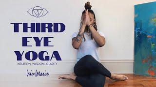   20 Minute Third Eye Chakra Yoga | Intuition, Wisdom, Clarity 