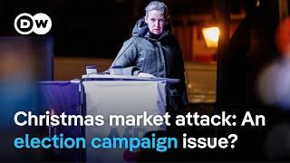 Germany's far-right AfD party holds rally after Christmas market attack | DW News