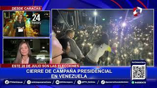 Elecciones en Venezuela: Nicolás Maduro y Edmundo González cierran campañas presidenciales