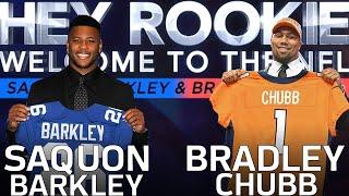 Saquon Barkley & Bradley Chubb's Journey from the Combine to the 2018 NFL Draft | Hey Rookie