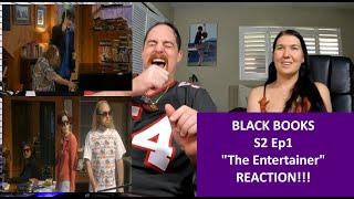 Americans React | BLACK BOOKS | The Entertainer Season 2 Episode 1 | REACTION