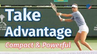 4 Tips to Crush Short Balls (Emma Raducanu Forehand Analysis)