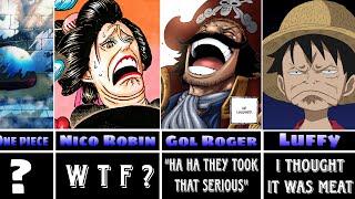 One piece  Reveals ! everyone's Reaction