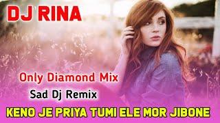 Keno Je Priya Tumi Ele Mor Jibone Bengali Sad Dj Song Dj Rina Prahalad