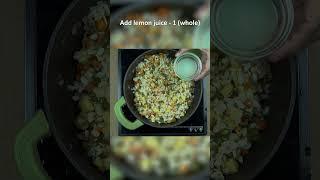 Easy and Nutritious Vegetable Poha Recipe #shortsindia