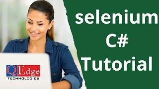 Selenium with C# Training | Selenium C Sharp Tutorial for Beginner