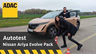 Nissan Ariya im Test – Finden die Japaner wieder an die Elektro-Spitze? | ADAC